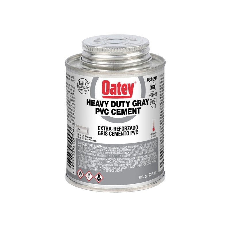 Oatey 8 oz. PVC Heavy Duty Gray Cement