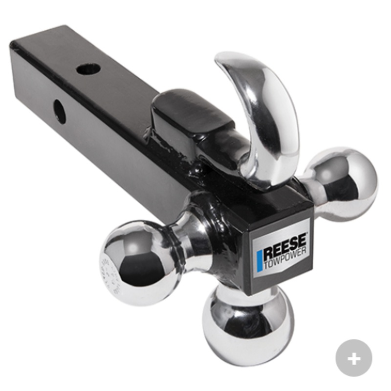 Reese Towpower Tri-Ball Trailer Hitch Ball Mount