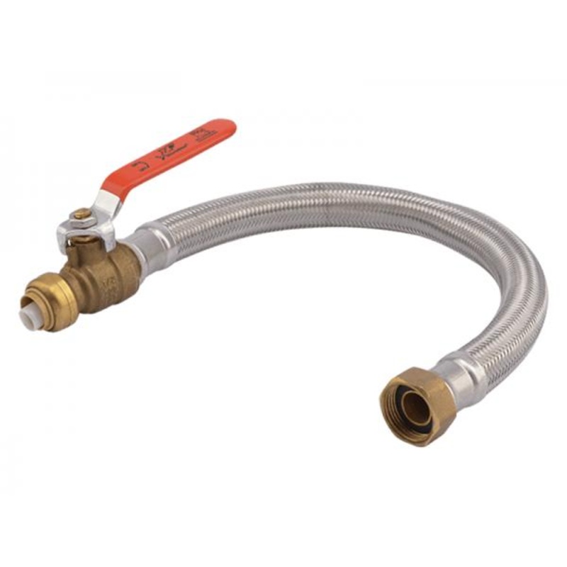 SharkBite Flexible Braided Stainless Steel Water Heater Supply Connectors