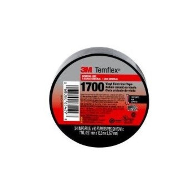 3M 7100204880 1700 .75×60 Vinyl Elect Tape