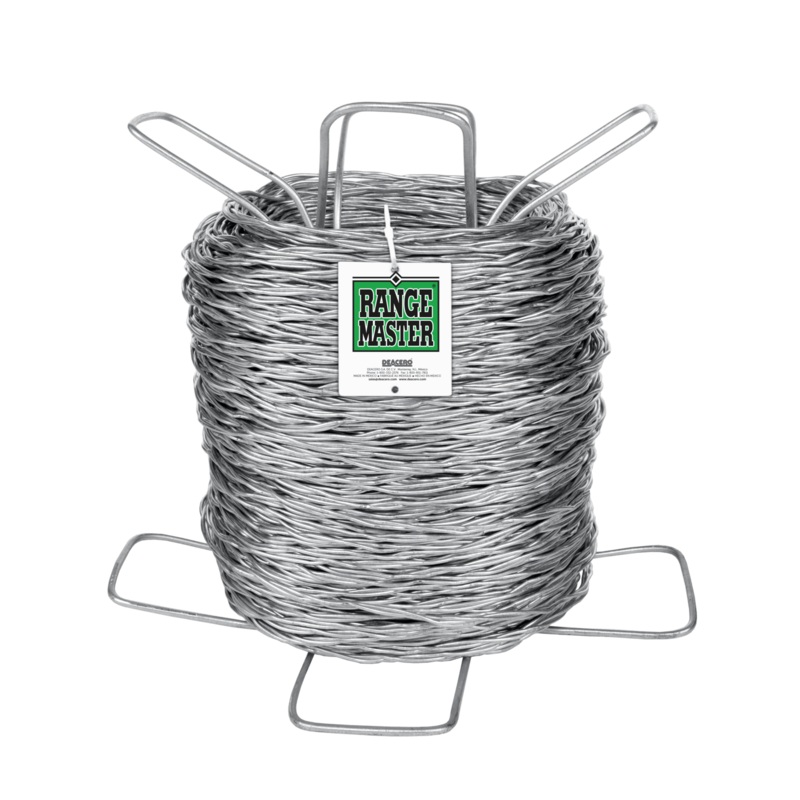 Range Master Barbless Wire 1320 Ft L, 12.5 Gauge, Zinc Coated