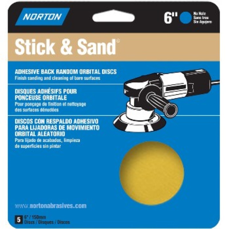 Norton 07660702499 48910 6 80 Stik & Sand Disc