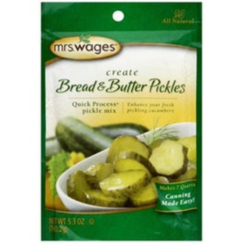 Pickling and Canning Mix, Bread N’ Butter Pickles, Quick Process, 5.3-oz.