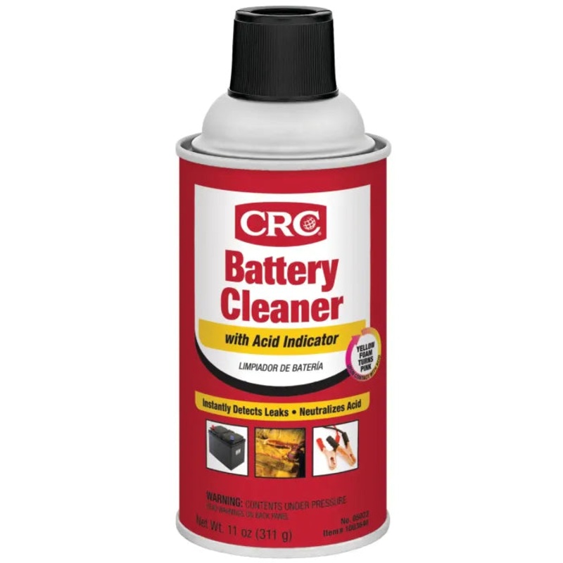 CRC Battery Cleaner with Acid Indicator, 11 Wt Oz