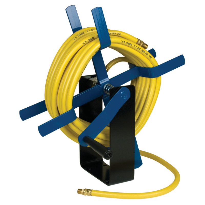 Performance Tool 50′ Air Hose Reel w/ Hose 3/8 X 50 Ft.