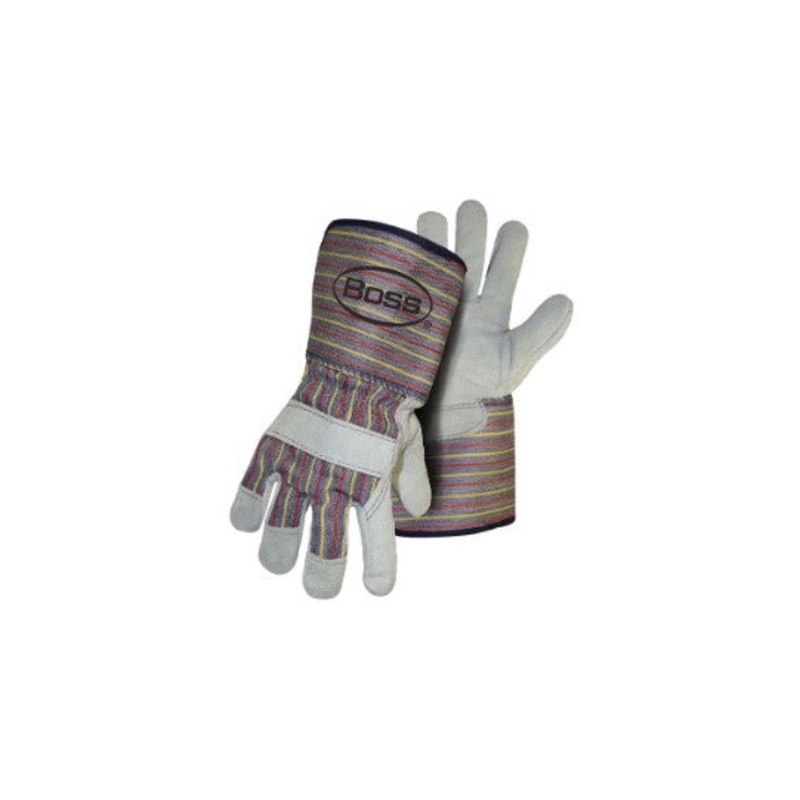 Boss Men’s Indoor/Outdoor Gauntlet Cuff Work Gloves