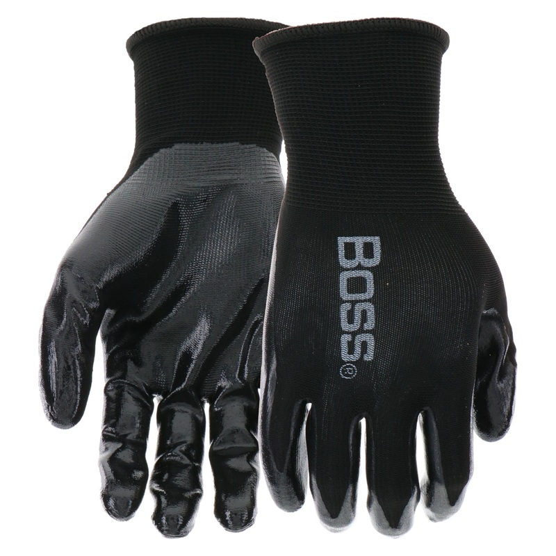 Boss Grip Nitrile Coated Work Glove Coated