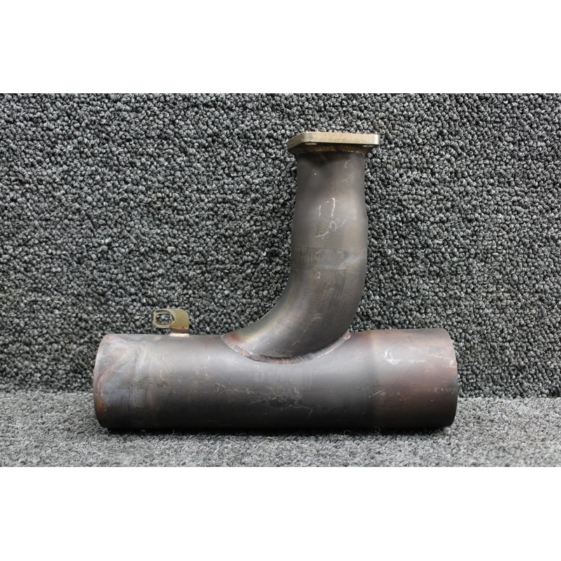 0850600-43 (Use: 0850600-154) Continental Exhaust Riser LH Center w Probe Hole