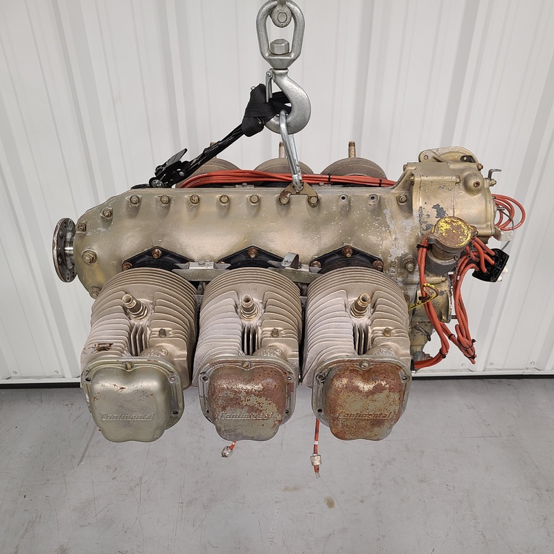 Continental O-300-D Engine, 1976 SMOH, Cracked Crank