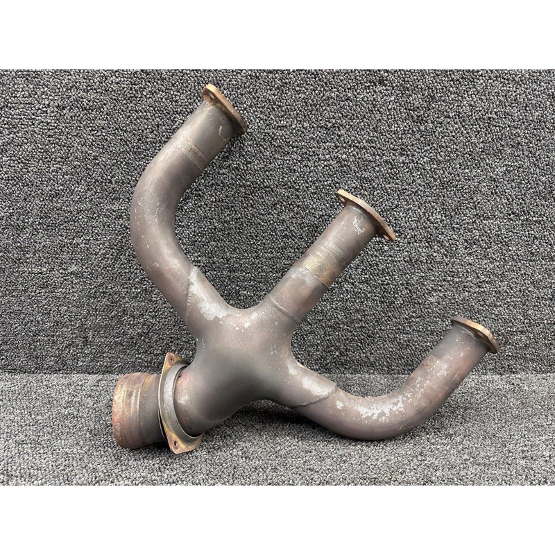 2254003-3 Lycoming O-540-J3C5D Exhaust Stack Assembly LH with Riser, Probe Holes