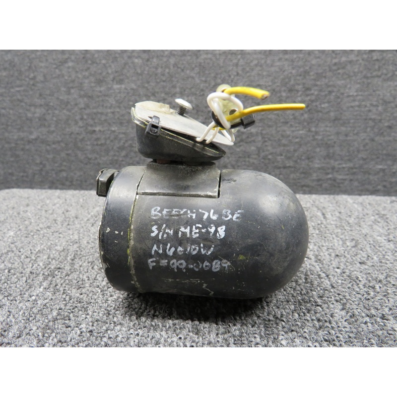 Windshield Mounted Compass Indicator, Lighted (Triangle Mount) (Yellowed)