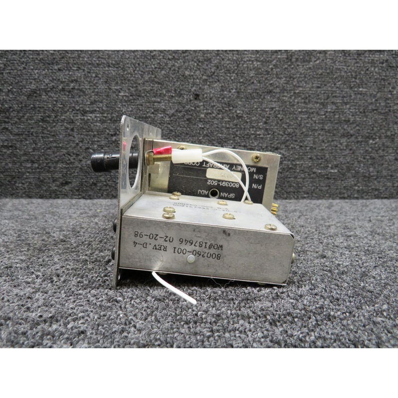 800242-505, 800391-501, 800391-502 Mooney Cowl & Wing Flap, Elev Trim Ind. Assy