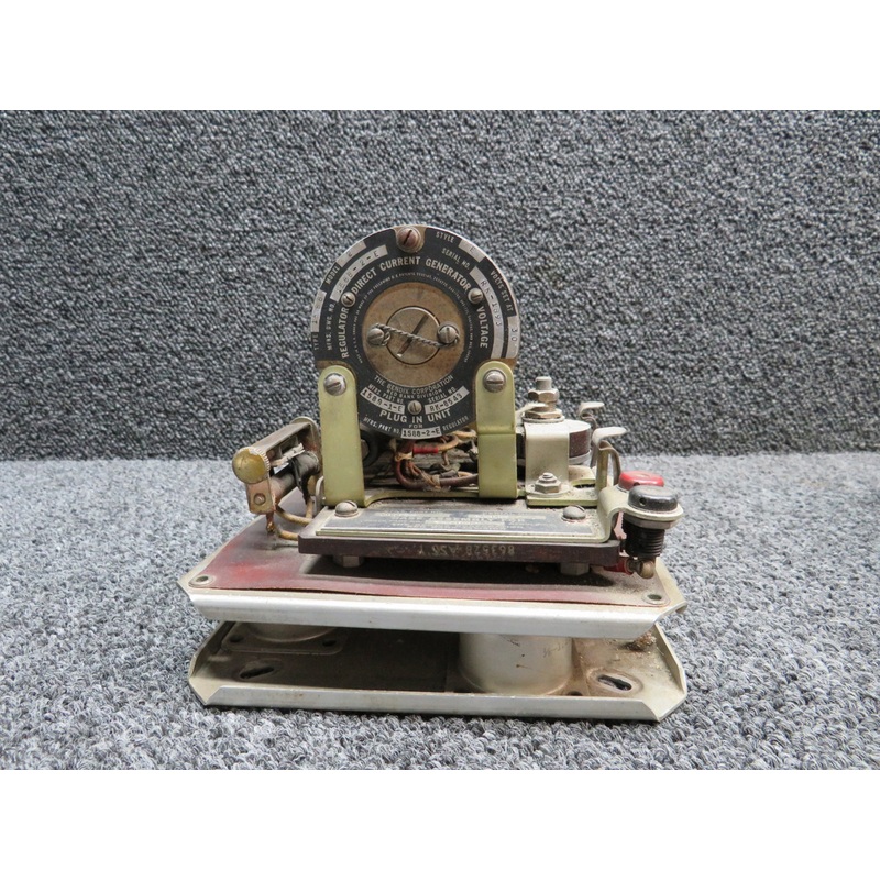 1589-1-E (Alt: 1588-2-E) Bendix 2 Direct Current Volt Regulator with Base Assy