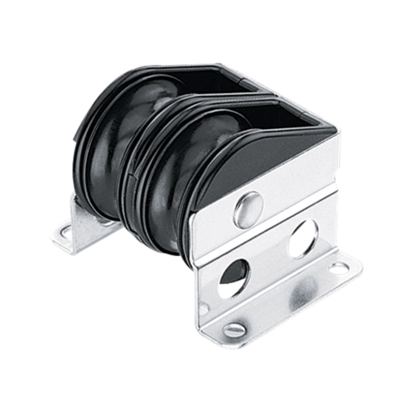 Harken 38 mm Double Upright Lead Big Bullet Small Boat Classic Block