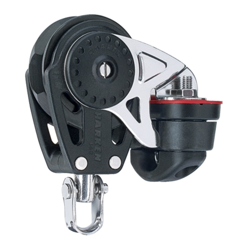 Harken 40 mm Ratchet Carbo Air Block  Swivel, Cam Cleat