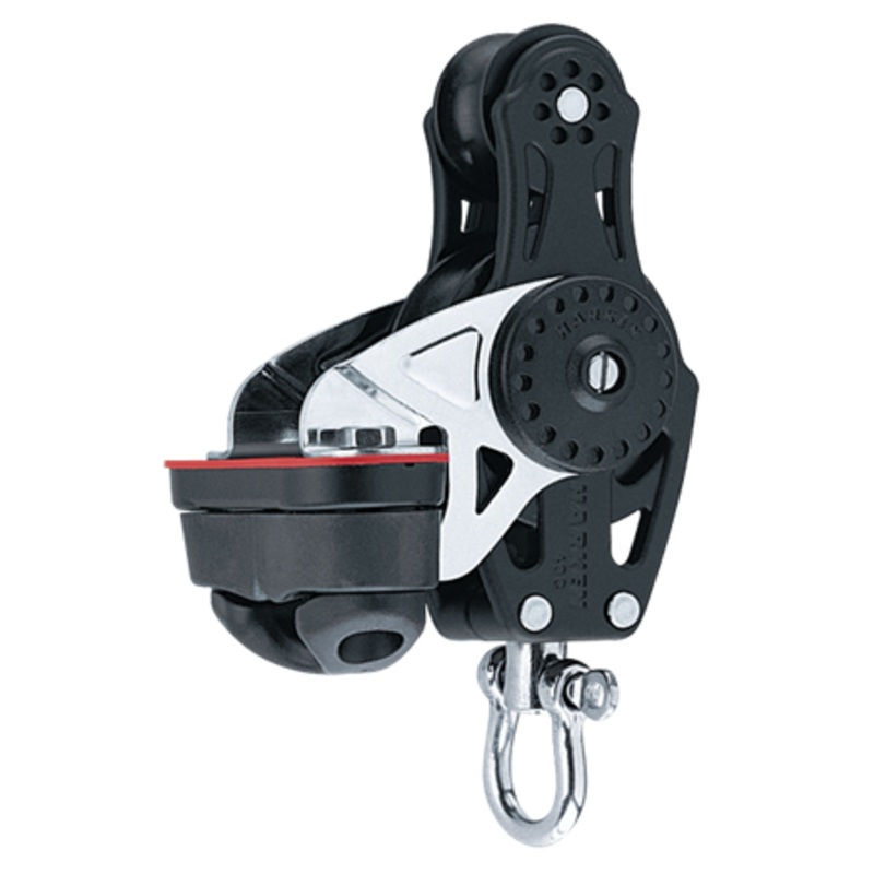 Harken 40 mm Fiddle Carbo Air Block  Swivel, Cam Cleat