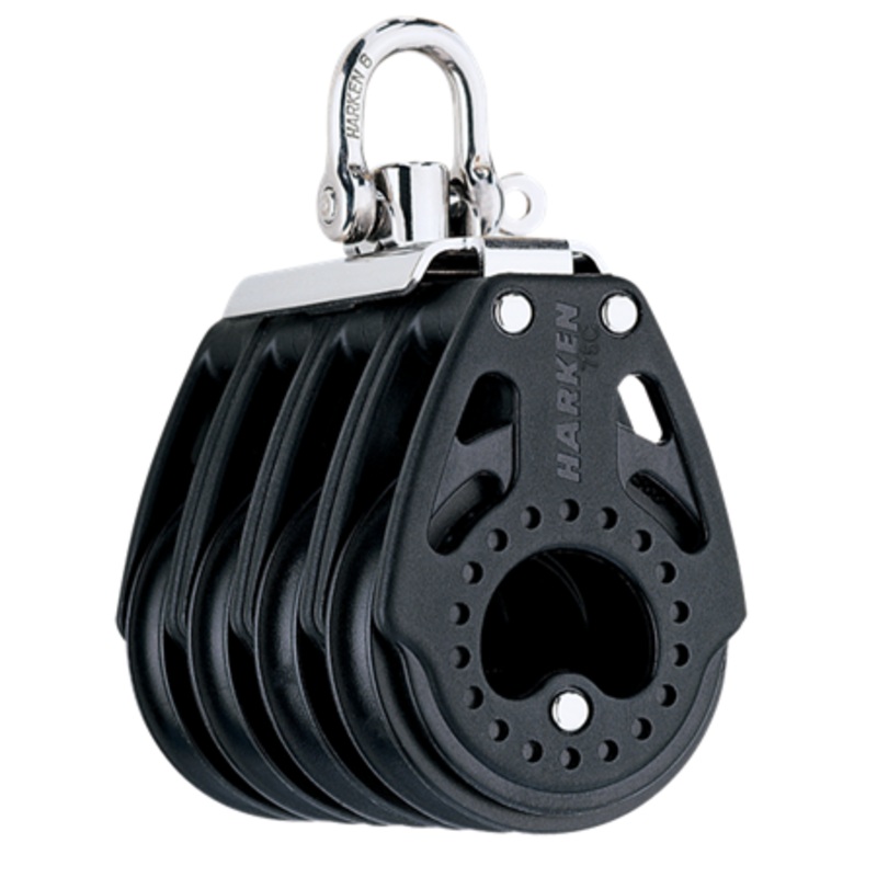 Harken 75 mm Quad Carbo Air Block  Swivel