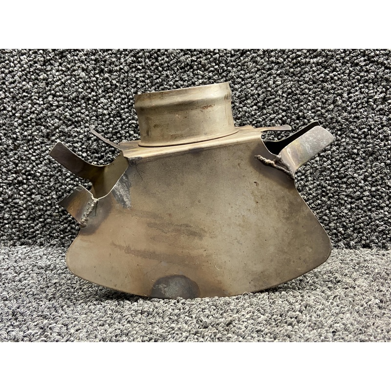0752724-1 Continental O-470 Carburetor Heat Shroud Assembly (Damaged, Repaired)