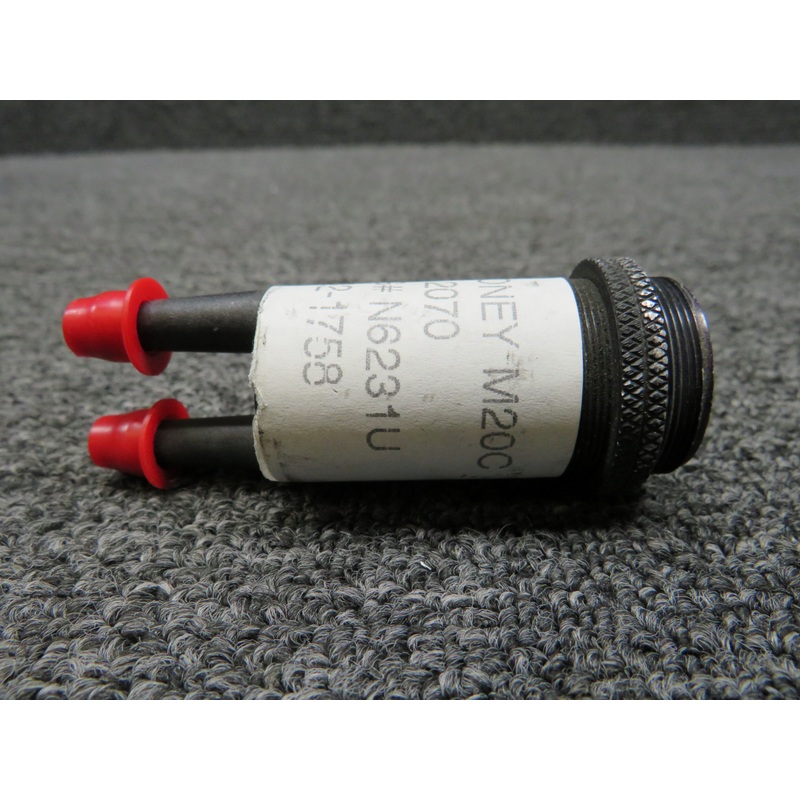 Mooney M20C Suction Indicator (Worn Face)
