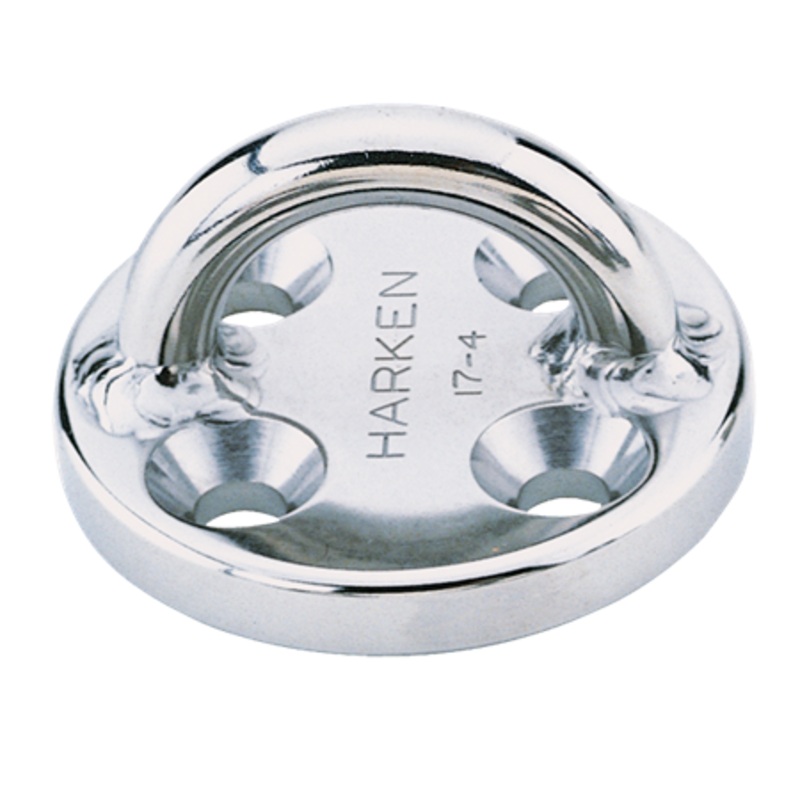 Harken 95 mm Stainless Steel Round Standard Padeye
