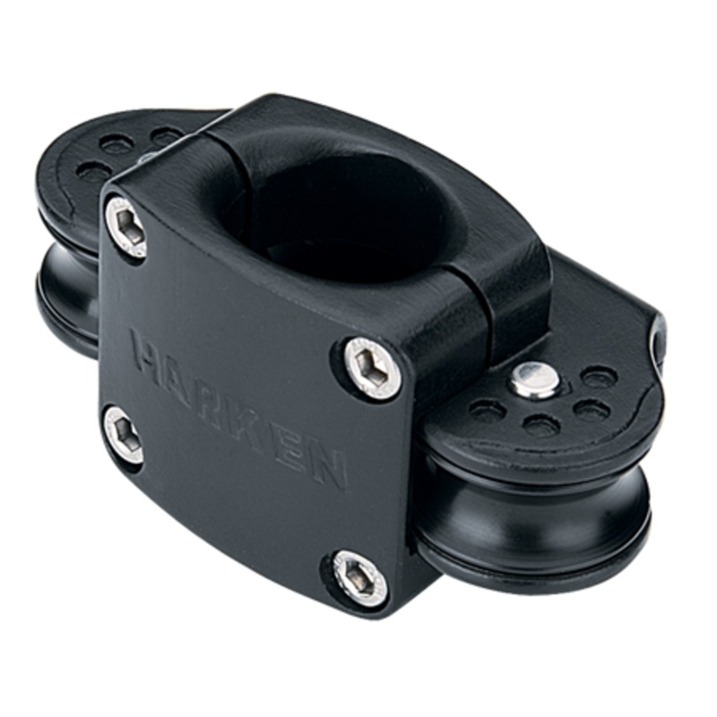 Harken 29 mm Carbo Outboard Stanchion-Mount Furling Lead Block