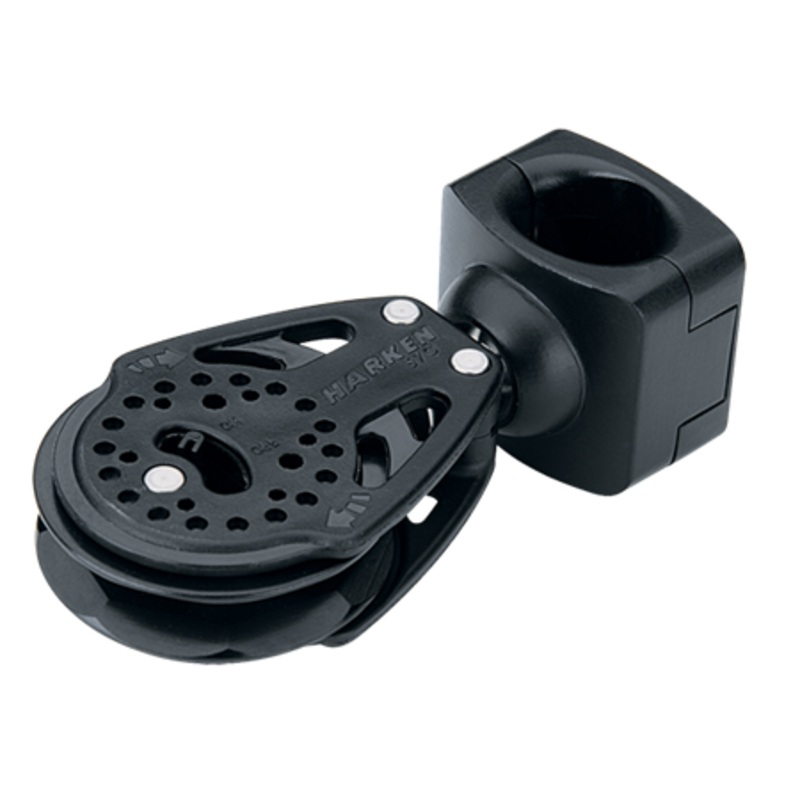 Harken 57 mm Carbo Ratchet Stanchion-Mount Furling Lead Block