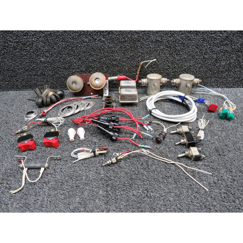 Piper PA34-200T Goodie Bag (Relays, Cables, Switches, etc)