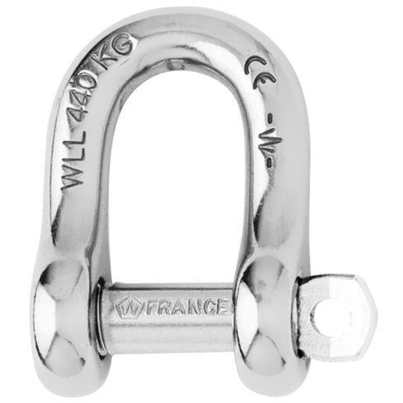 Straight Shackle D 12 Captive