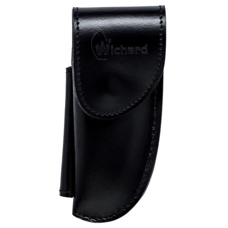 Black Leather Sheath For Folding Knives