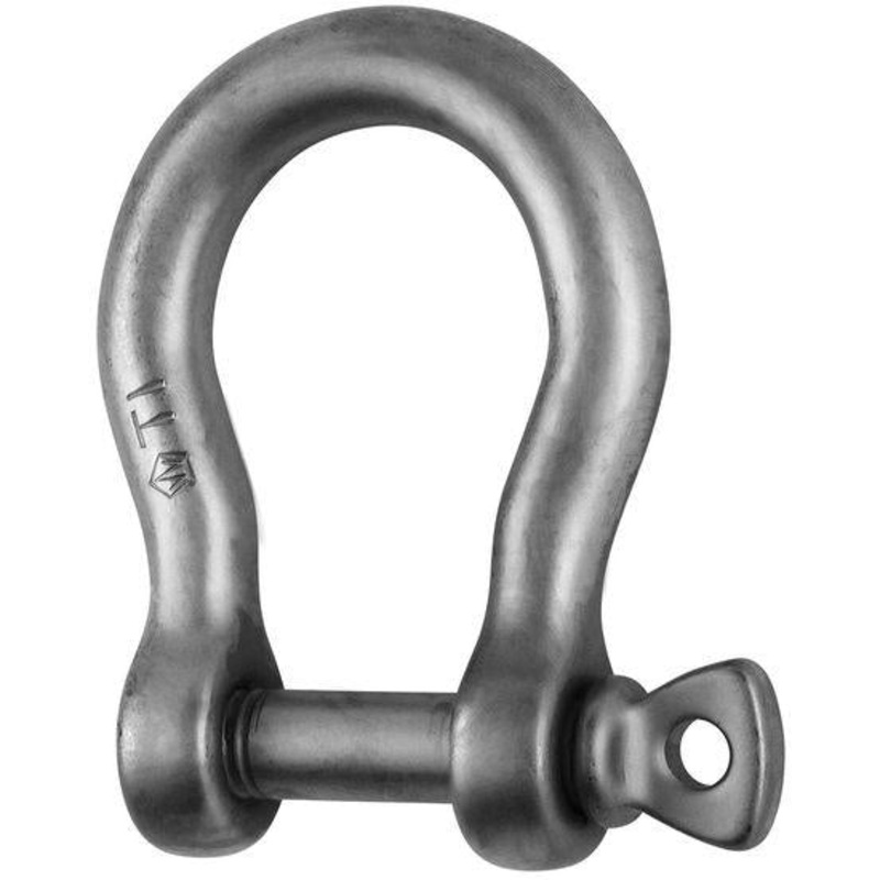 Bow Shackle D 10 Titanium