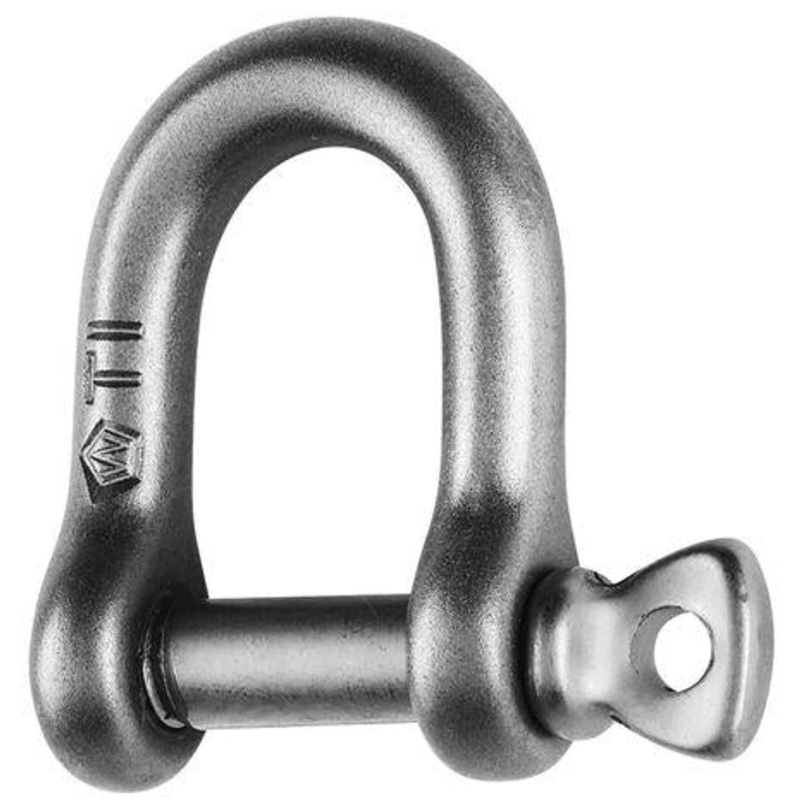 Straight Shackle D 6 Titanium