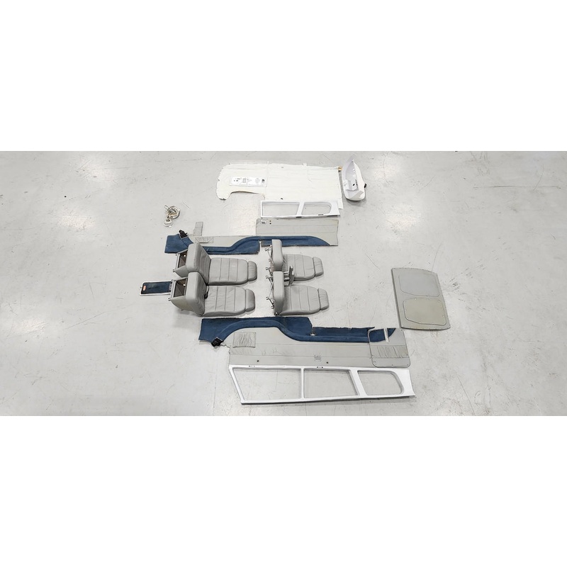 Piper PA30 Interior Set With Seats, Plastic, Carpet, Headliner & Side Panels