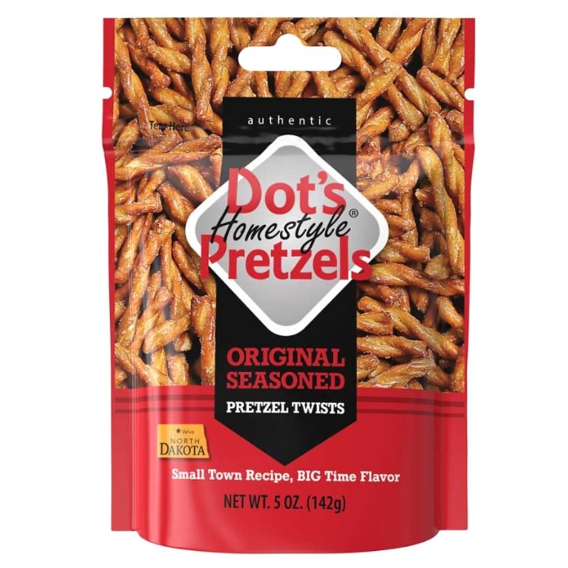 Dot’s Homestyle Pretzels 0008 Pretzels, 5 oz Bag