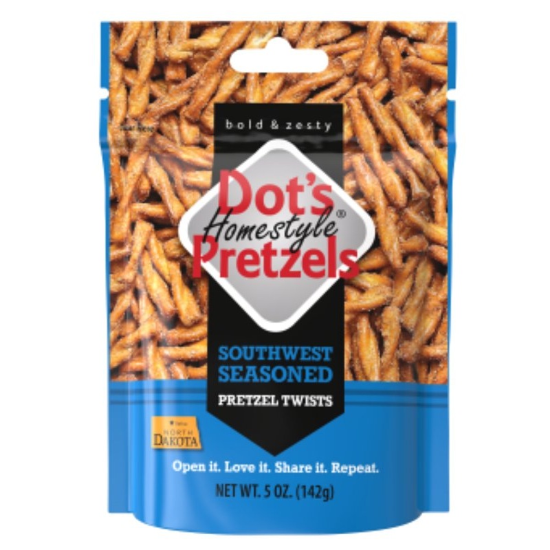 Dot’s Homestyle Pretzels 99080 Pretzel Twist, Southwest Flavor, 5 oz Bag