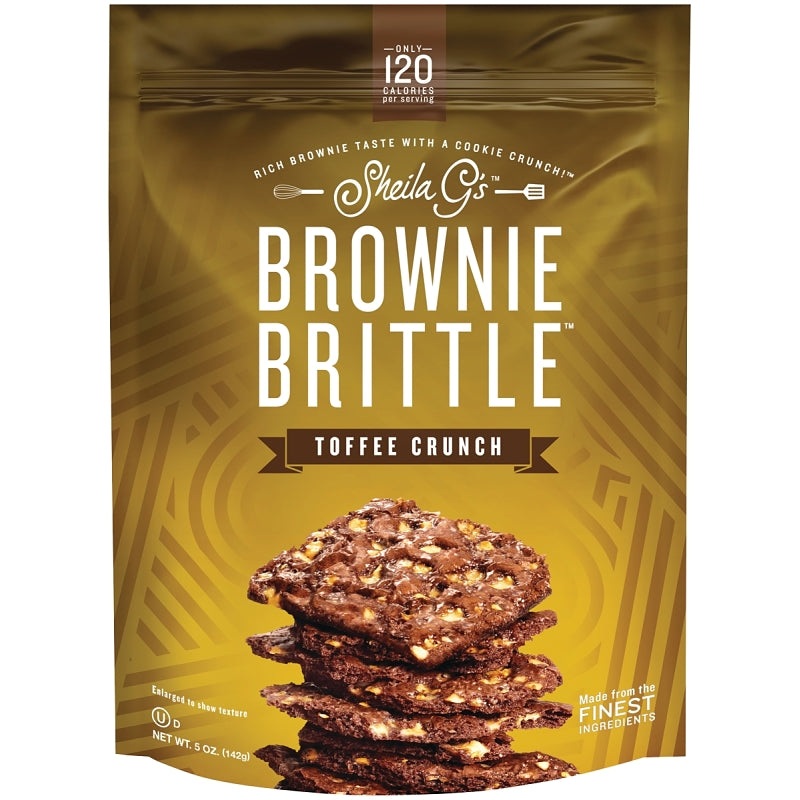 Sheila G’s SG1244 Brownie Brittle, Toffee Crunch Flavor, 5 oz