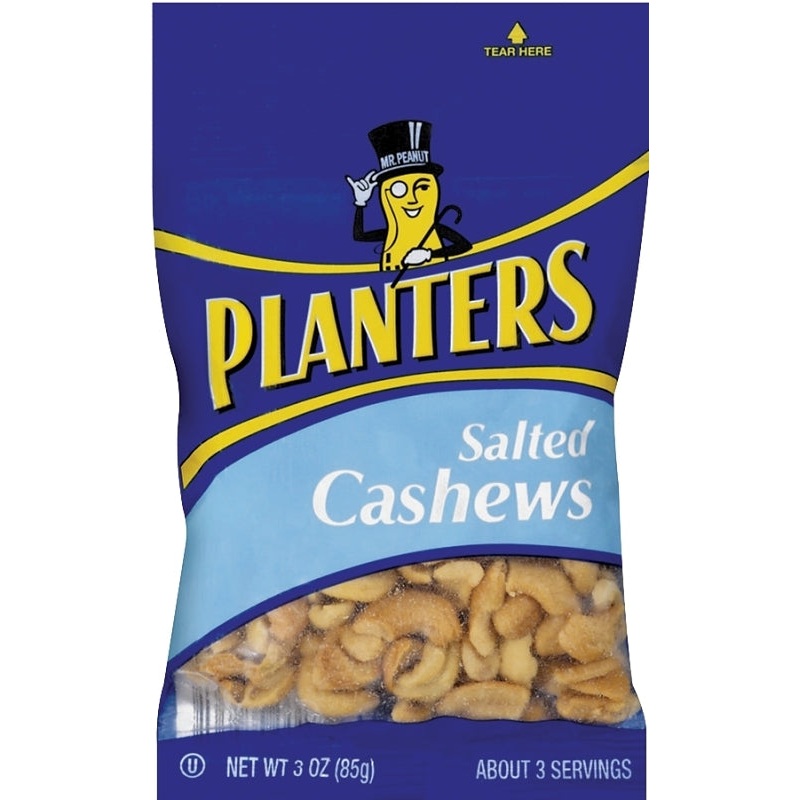 Planters 422465 Cashew, 3 oz, Bag