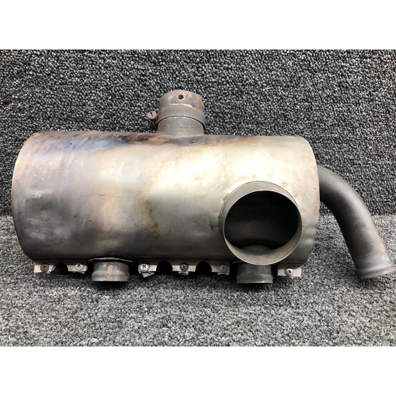 0550176-59, 0550176-38 Continental O-300-D Exhaust Muffler with Shroud RH