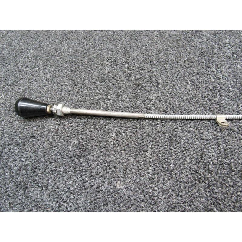 640257-021 Mooney M20J Cabin Air Distribution Control Cable (Length: 15-1/8)