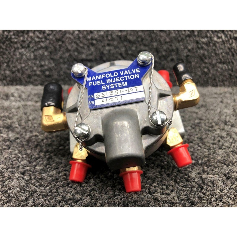 631351-11A7 Continental TSIO-470-B Fuel Manifold Assembly W/ Airworthiness Tag