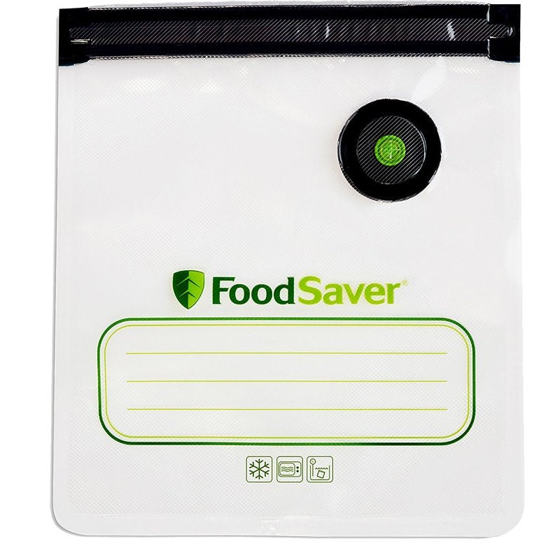 FoodSaver 2144086 Reusable Vacuum Bag, 1 qt, Plastic