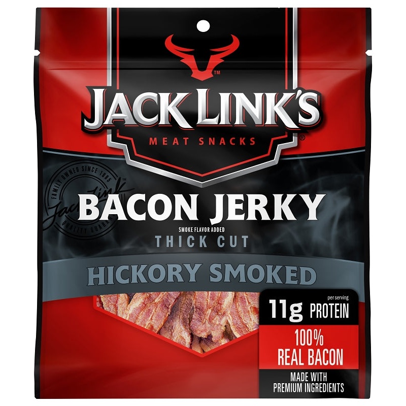 Jack Link’s 10000017288 Snack, Jerky, Hickory Smoked, 2.5 oz, Bag