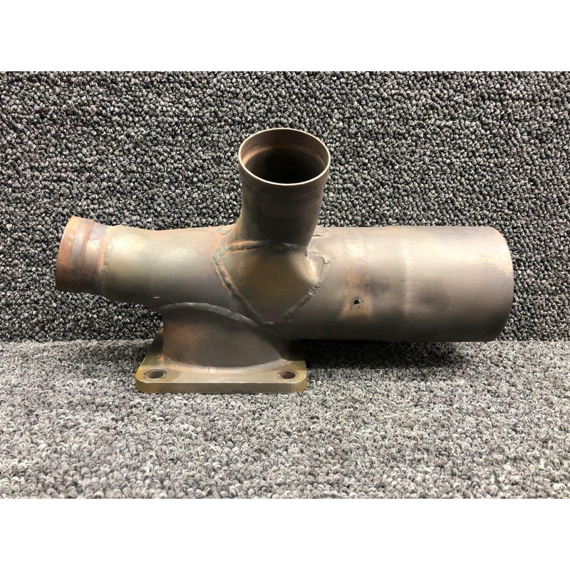 1250860-105 Continental TSIO-520-PRCM Exhaust Stack Turbo Inlet W/ Probe Hole