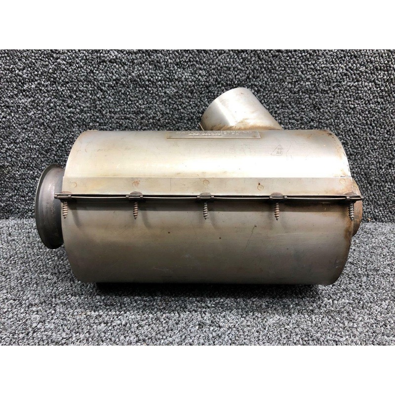 189 / 186-50 Continental IO-470N-10 Exhaust Muffler Assembly RH W/ Shroud