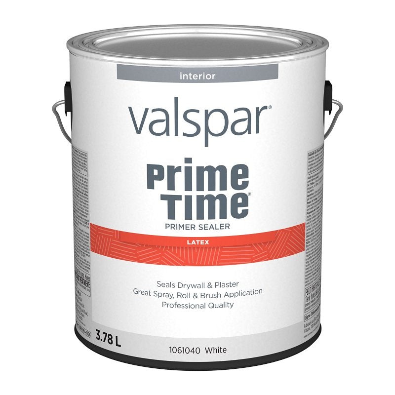 Valspar Prime Time 029.1061040.007 Interior Primer Sealer, White, 1 gal