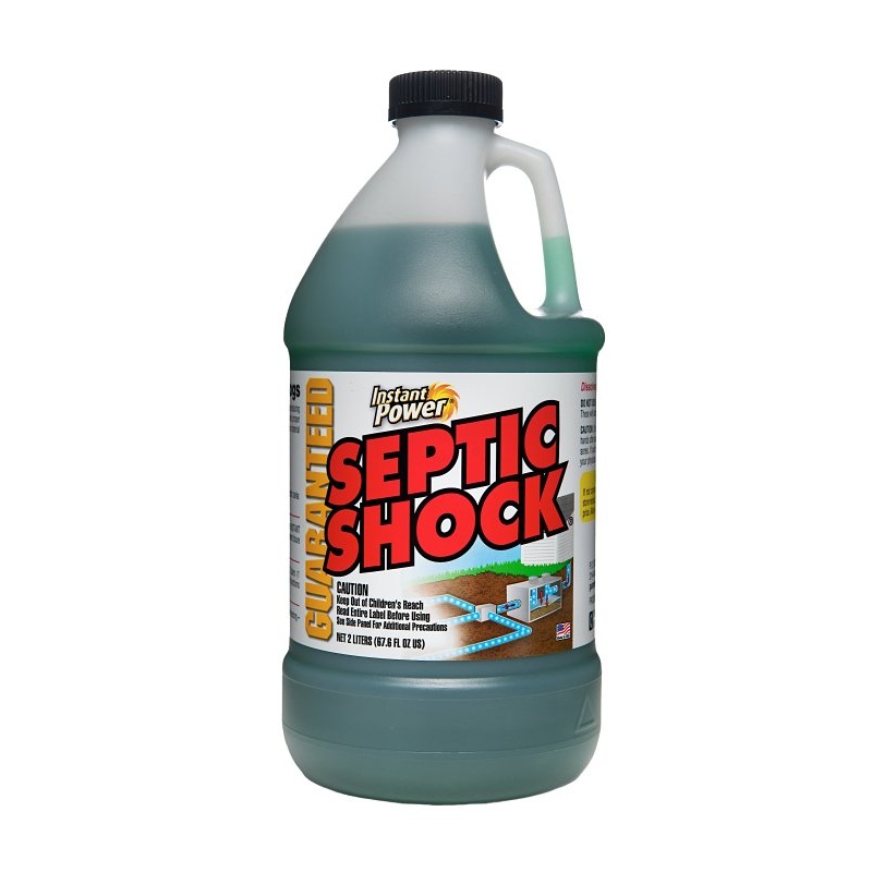 Instant Power 1868 Septic Shock, 2 L, Liquid, Blue/Clear Green
