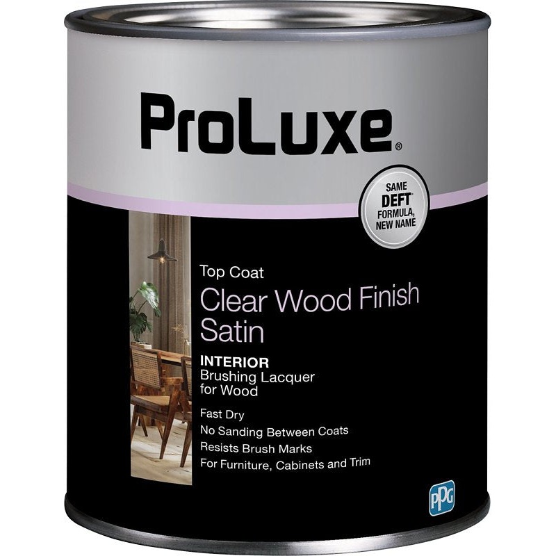 ProLuxe PLX017/04 Lacquer, Satin, Liquid, Clear, 1 qt