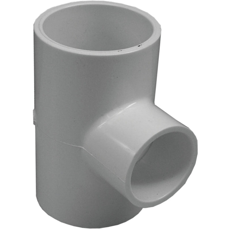 IPEX 035810 Reducing Tee, 2 x 2 x 1-1/2 in, Socket x Socket x Socket, PVC, SCH 40 Schedule