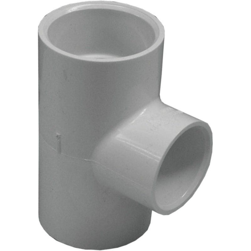 Xirtec 140 435799 Pipe Tee, 1-1/4 x 1 in, Socket, PVC, White, SCH 40 Schedule, 150 psi Pressure