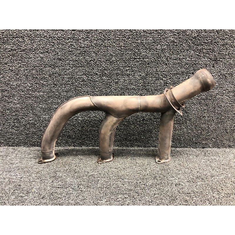35-950118 Continental E-185-11 Exhaust Stack Assembly LH W/ Probe Holes
