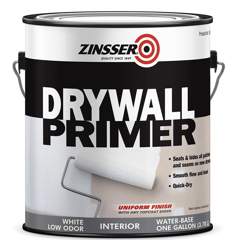 Zinsser 01501 Primer, 400 sq-ft Coverage Area, White, 1 gal